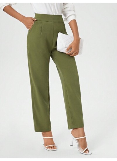 Clasi Ladies Solid Color Straight Leg Pants - Choose Your Size