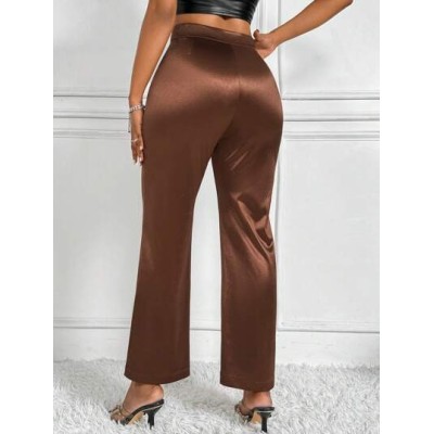 Privé Women.s High Waisted Zipper Fly Flared Pants - Choose Your Size