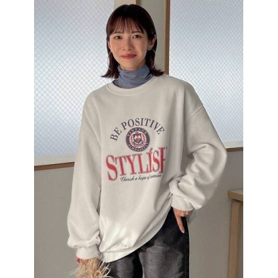 Women.s College Style Drop Shoulder Sweatshirt - Choose Your Size