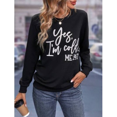 LUNE Slogan Graphic Sweatshirt - Choose Your Size