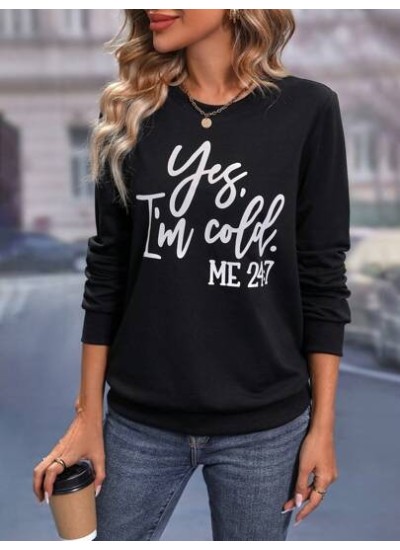 LUNE Slogan Graphic Sweatshirt - Choose Your Size