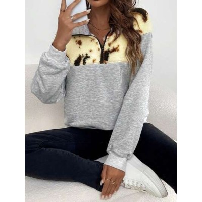 LUNE Tie Dye Half Zip Drop Shoulder Sweatshirt - Choose Your Size