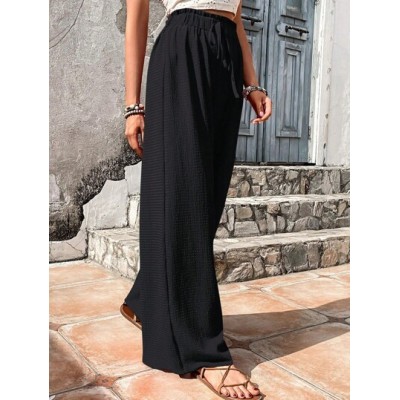 VCAY Paperbag Waist Wide Leg Pants - Choose Your Size