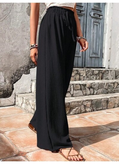 VCAY Paperbag Waist Wide Leg Pants - Choose Your Size