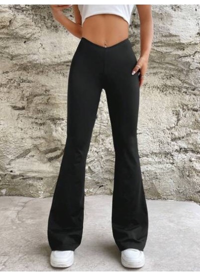 EZwear Solid Flare Leg Pants - Choose Your Size