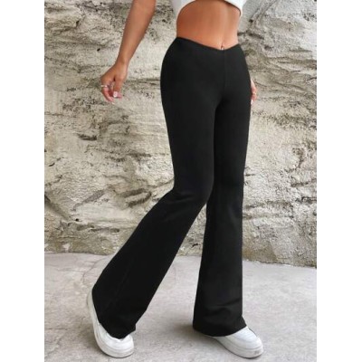 EZwear Solid Flare Leg Pants - Choose Your Size