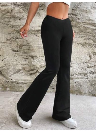 EZwear Solid Flare Leg Pants - Choose Your Size