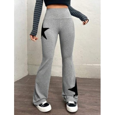 EZwear Star Print Flare Leg Sweatpants - Choose Your Size