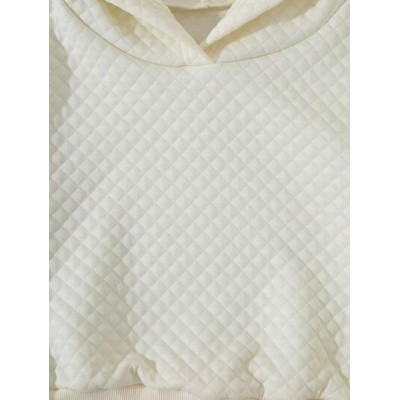 EZwear Solid Textured Knit Hoodie - Choose Your Size