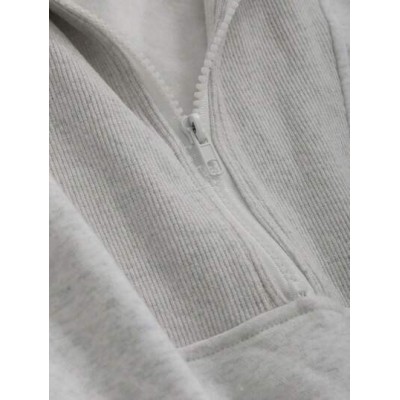 Half Zip Raglan Sleeve Sweatshirt - Choose Your Size