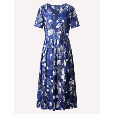 LUNE Floral Print Women.s Dress - Choose Your Size