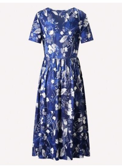 LUNE Floral Print Women.s Dress - Choose Your Size