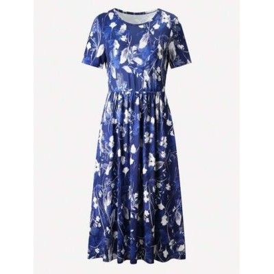 LUNE Floral Print Women.s Dress - Choose Your Size