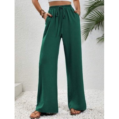 LUNE Knot Waist Wide Leg Pants - Choose Your Size