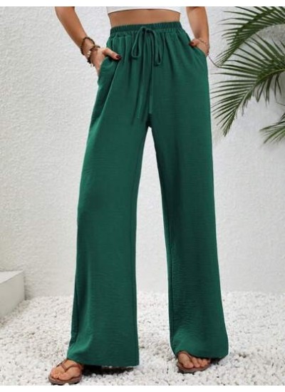 LUNE Knot Waist Wide Leg Pants - Choose Your Size