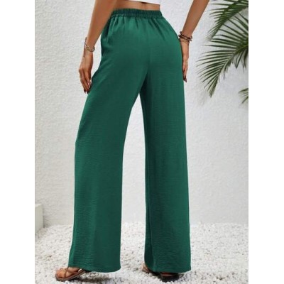 LUNE Knot Waist Wide Leg Pants - Choose Your Size