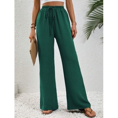 LUNE Knot Waist Wide Leg Pants - Choose Your Size