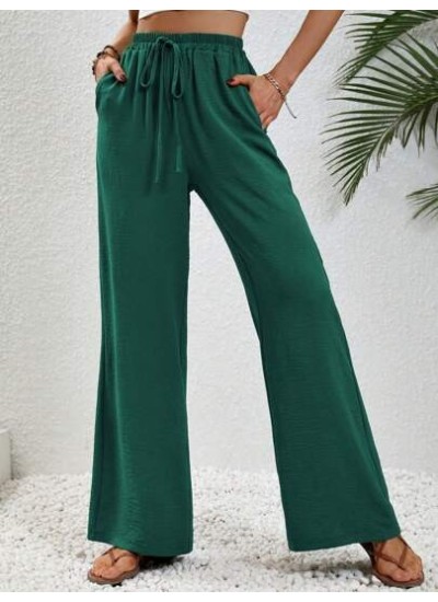 LUNE Knot Waist Wide Leg Pants - Choose Your Size