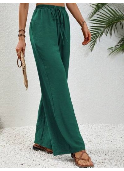 LUNE Knot Waist Wide Leg Pants - Choose Your Size