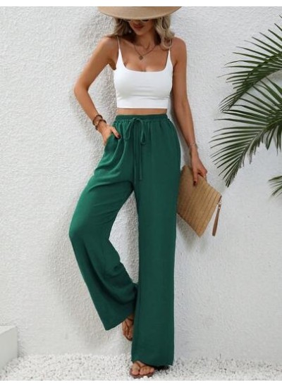 LUNE Knot Waist Wide Leg Pants - Choose Your Size