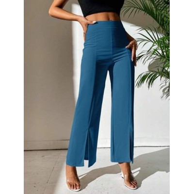 PETITE Split Hem Straight Leg Dress Pants - Choose Your Size