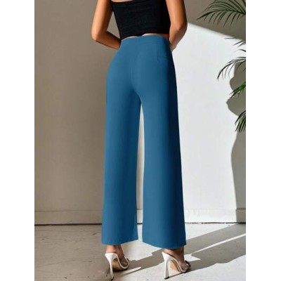 PETITE Split Hem Straight Leg Dress Pants - Choose Your Size