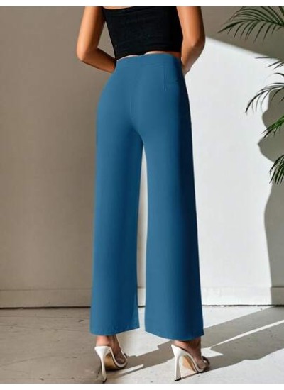 PETITE Split Hem Straight Leg Dress Pants - Choose Your Size