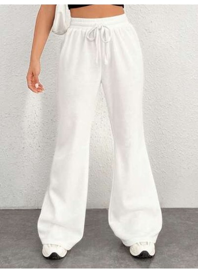 EZwear Drawstring Waist Flare Leg Sweatpants - Choose Your Size