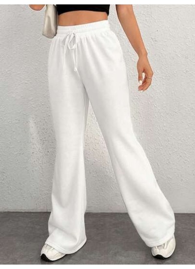 EZwear Drawstring Waist Flare Leg Sweatpants - Choose Your Size