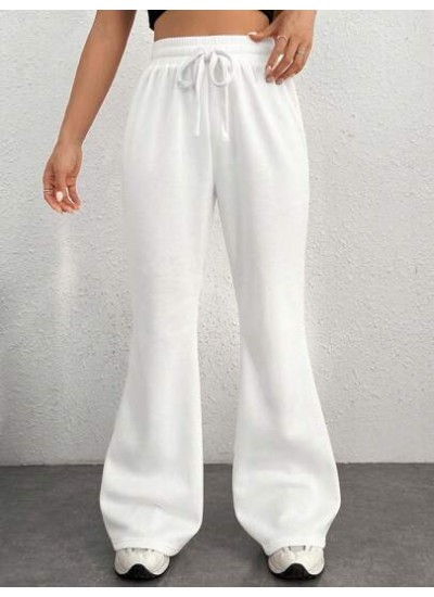 EZwear Drawstring Waist Flare Leg Sweatpants - Choose Your Size