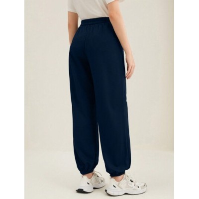 Mulvari Women.S Letter Print Drawstring Sweatpants - Choose Your Size