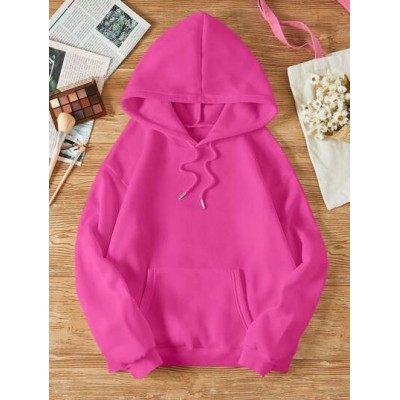 EZwear Kangaroo Pocket Drawstring Thermal Lined Hoodie - Choose Your Size