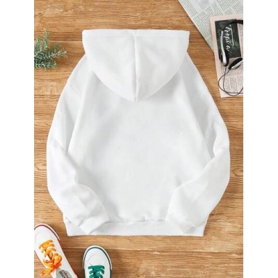 EZwear Solid Kangaroo Pocket Drawstring Thermal Lined Hoodie - Choose Your Size