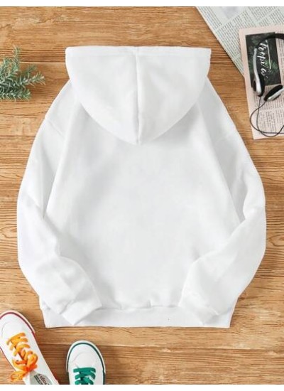 EZwear Solid Kangaroo Pocket Drawstring Thermal Lined Hoodie - Choose Your Size