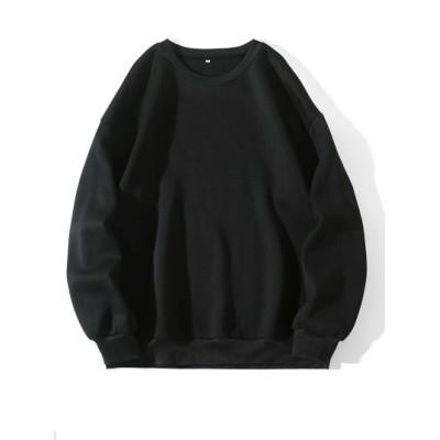 EZwear Solid Drop Shoulder Sweatshirt - Choose Your Size