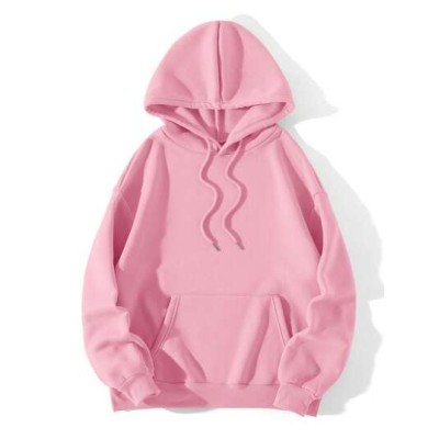 EZwear Solid Kangaroo Pocket Drawstring Thermal Lined Hoodie - Choose Your Size