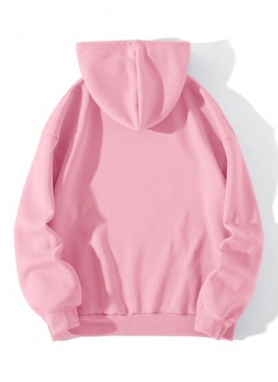 EZwear Solid Kangaroo Pocket Drawstring Thermal Lined Hoodie - Choose Your Size