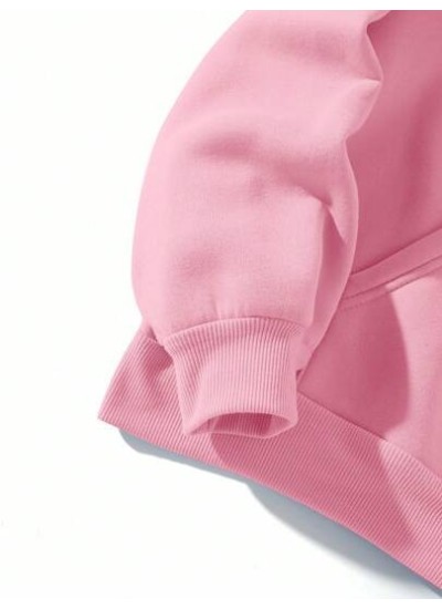 EZwear Solid Kangaroo Pocket Drawstring Thermal Lined Hoodie - Choose Your Size