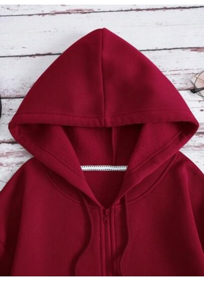 EZwear Zip Up Drawstring Thermal Lined Hoodie - Choose Your Size