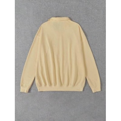 EZwear Solid Drop Shoulder Sweatshirt - Choose Your Size