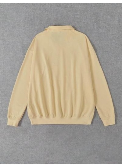 EZwear Solid Drop Shoulder Sweatshirt - Choose Your Size