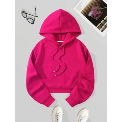 Essnce Solid Drawstring Thermal Lined Hoodie - Choose Your Size