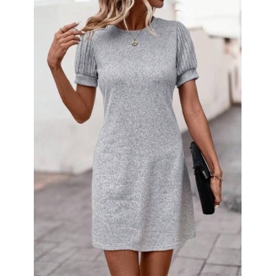 Frenchy Puff Sleeve Elegant Dress - Choose Your Size