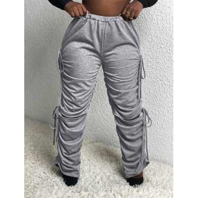 Slayr Drawstring Side Ruched Sweatpants - Choose Your Size