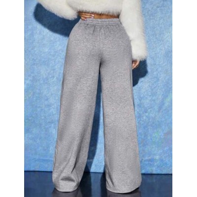 PETITE Contrast Colorblock Wide Leg Sweatpants - Choose Your Size