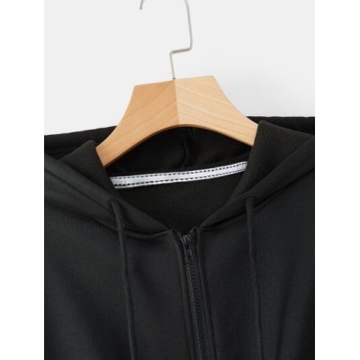 EZwear Zipper Drawstring Thermal Hoodie - Choose Your Size