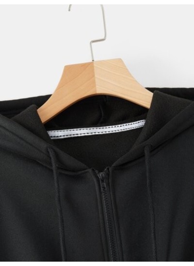 EZwear Zipper Drawstring Thermal Hoodie - Choose Your Size