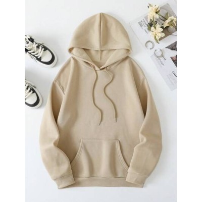 EZwear Women.s Hooded Sweatshirt With Slogan Print - Choose Your Size