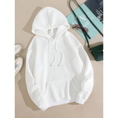 EZwear Solid Kangaroo Pocket Hoodie - Choose Your Size