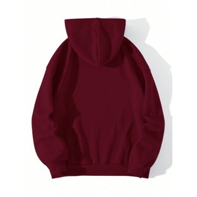 EZwear Solid Color Long Hooded Casual Sweatshirt - Choose Your Size